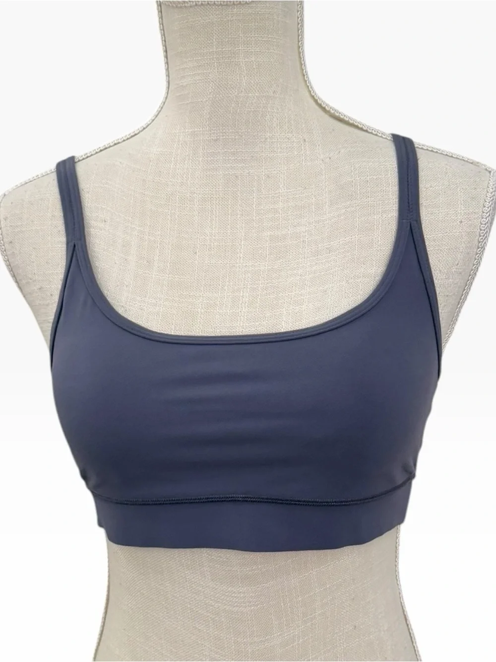 Vuori Mindset Slate Blue Strappy Crossback Sports Bra Size M